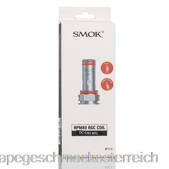 Smok RGC Ersatzspulen 0,6 Ohm DC MTL Spulen Vape Geschmack